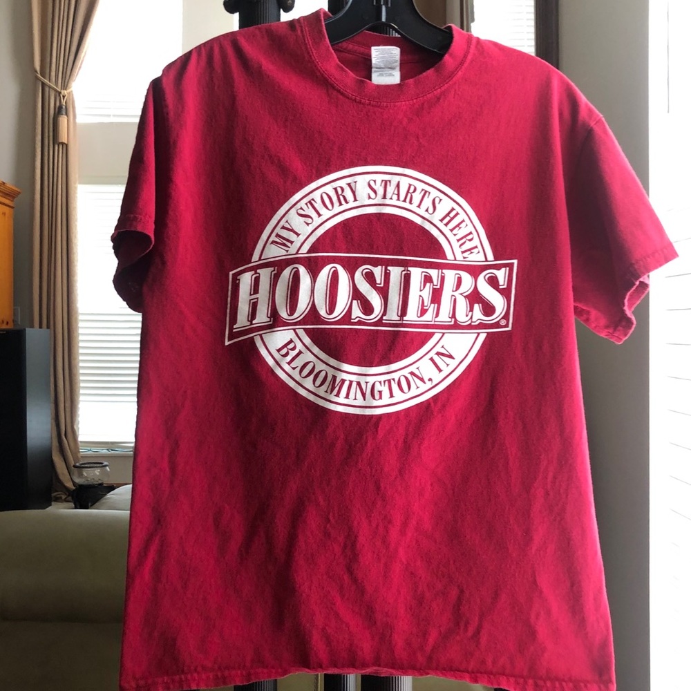Red IU Hoosiers Tshirt